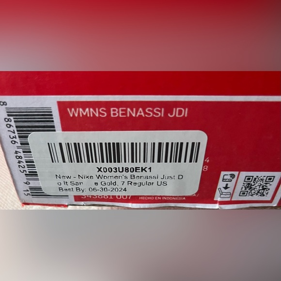 Nike Women’s Benassi Slide in Black & Rose Gold Sizes 6, 7 & 9 NWT - Picture 4 of 7